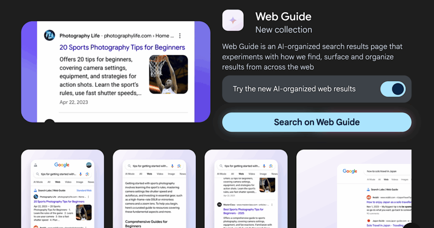 Web Guide: Google’s New AI Search Experiment