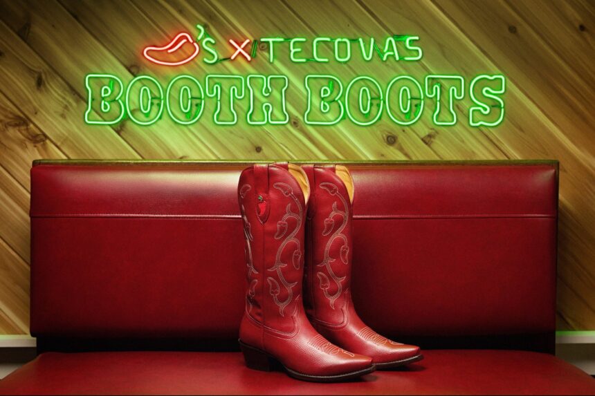 Chili's Is Selling Boots, Belts Made From Its Red Booths