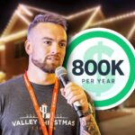 He Started a Holiday Light Hanging Gig  — Now He Makes $800K/Year