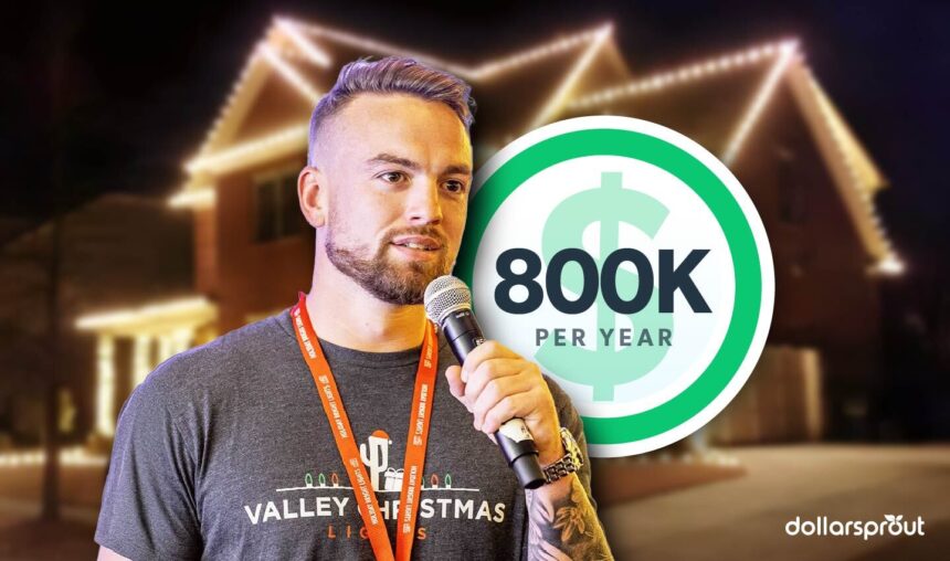 He Started a Holiday Light Hanging Gig  — Now He Makes $800K/Year