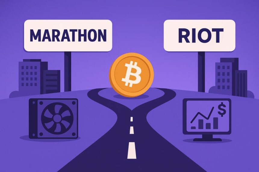 Marathon and Riot: Strategies Compared for Financing Bitcoin Mining in the Second Quarter