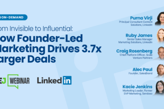 From Invisible to Influential: How Founder-Led Marketing Drives 3.7x Larger Deals